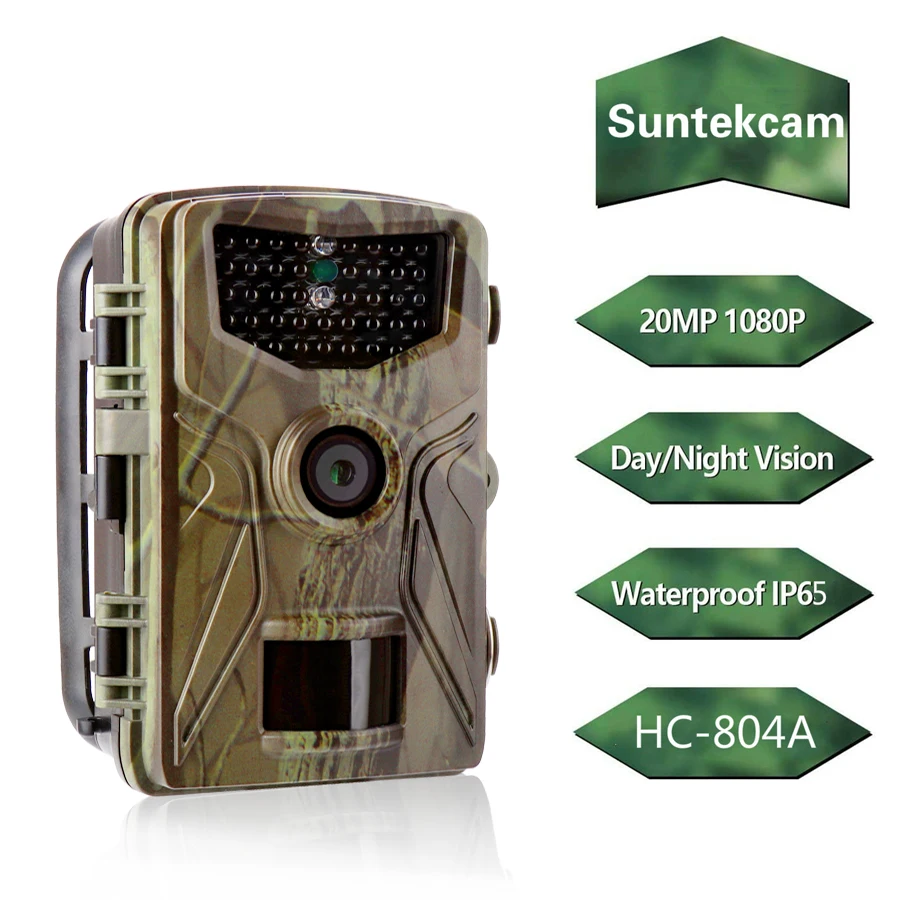 20MP 1080P Hunting Trail Camera HC804A Wildlife Infrared Night Vision Wild Cameras Photo Traps Tracking Surveillance hunting trail camera trail camera