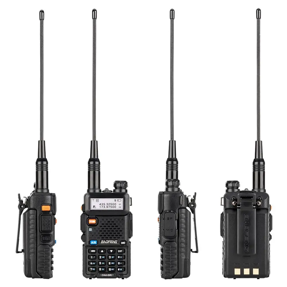 

BAOFENG DM-5R Dual Band DMR Digital Radio Walkie Talkie VHF/UHF 136-174/400-480MHz 2000mAh Battery