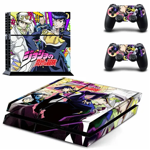 JoJo невероятное приключение наклейка для PS4 Стикеры наклейка для sony Игровые приставки 4 консоли и 2 контроллеры наклейка для PS4 с Стикеры винил - Цвет: GYTM2745