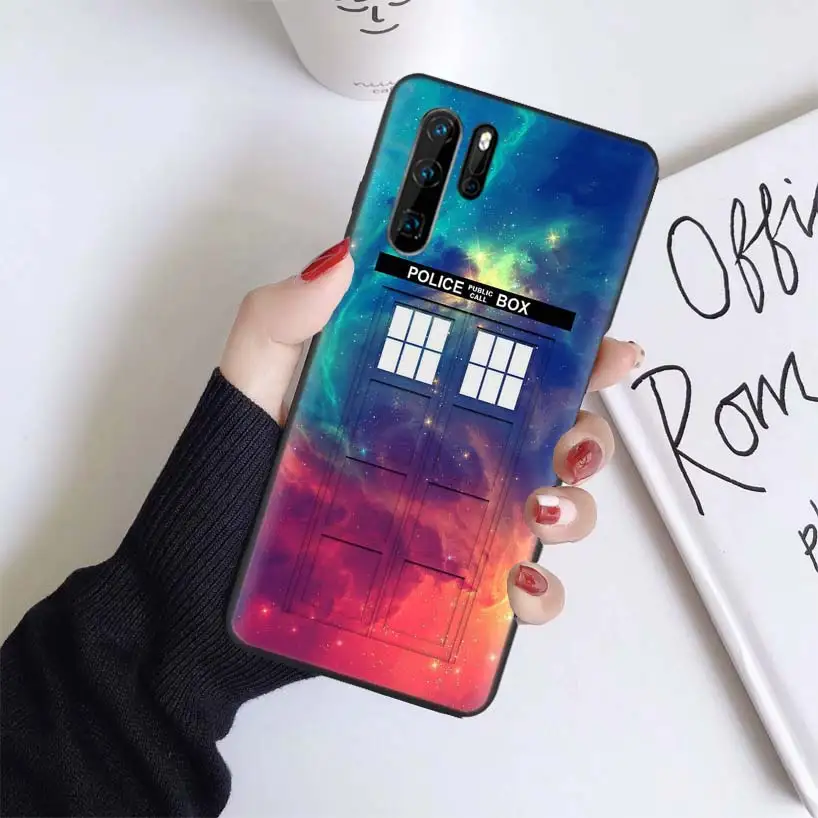 Tardis Box Doctor Who черный чехол для huawei mate 30 20 10 P30 P20 P10 Pro Lite P Smart Z мягкий чехол для телефона - Цвет: BS180-9