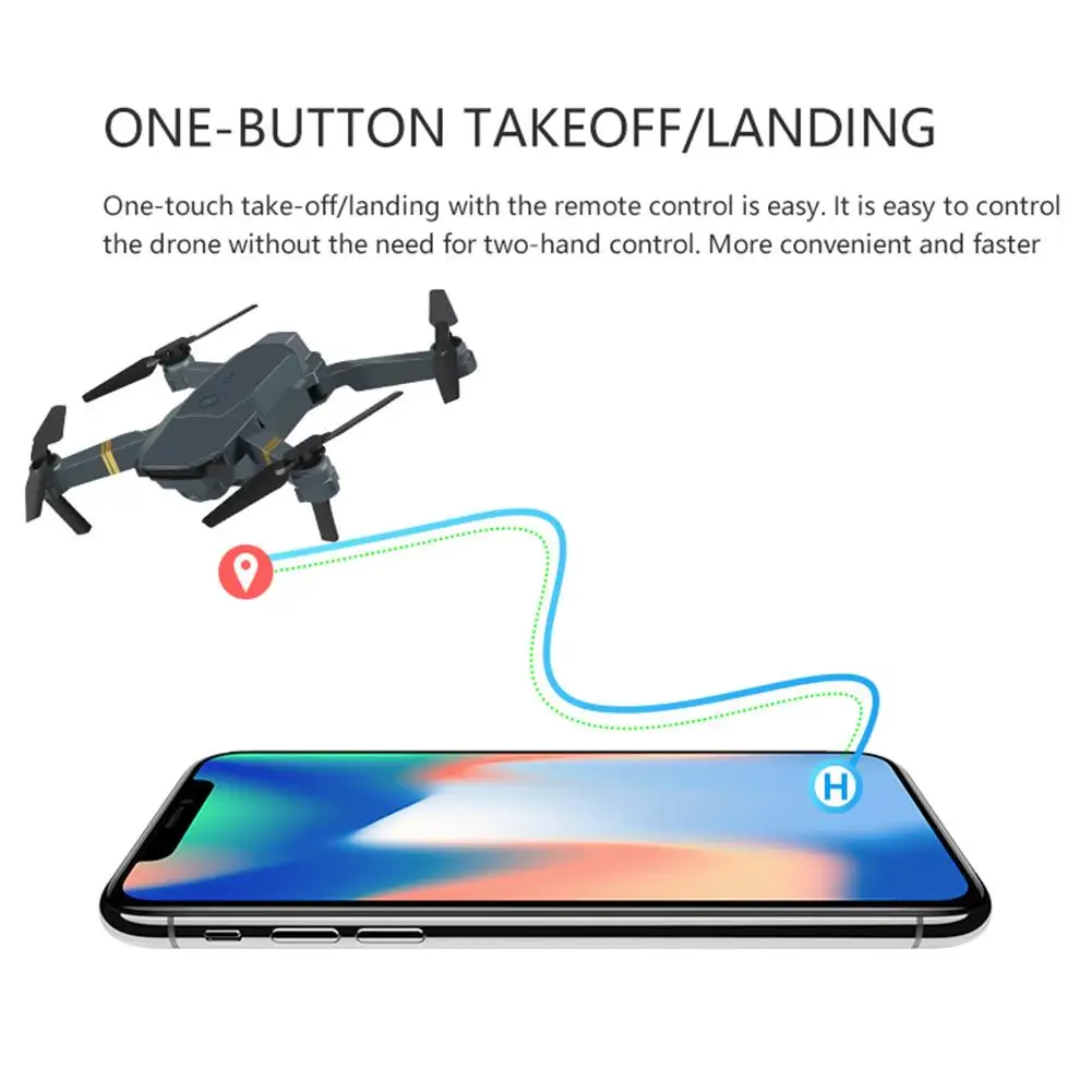 E58 WIFI FPV With Wide Angle HD 4K Camera Hight Hold Mode Foldable Arm RC Quadcopter Drone X Pro RTF Dron For Gift