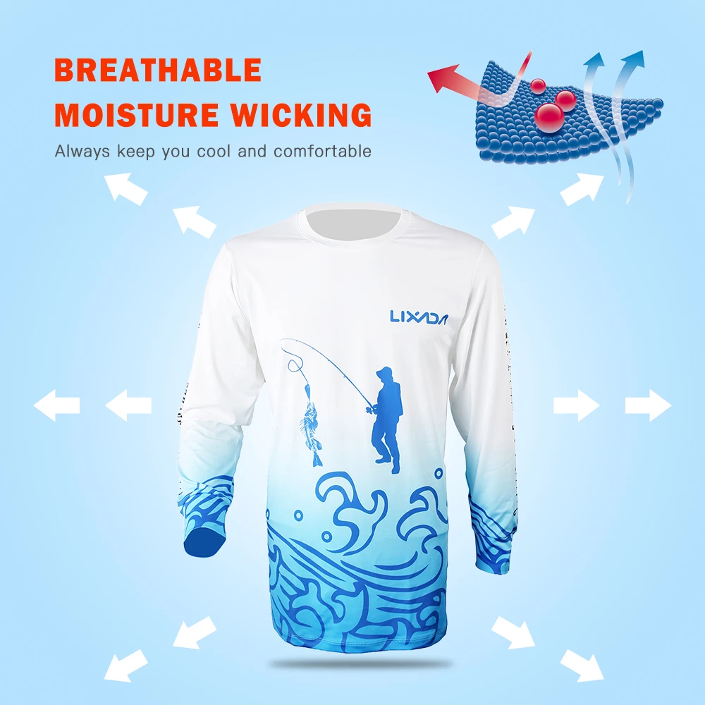 Мужская одежда для рыбалки, футболка с длинным рукавом для рыбалки, быстросохнущее дышащее летнее пальто, рубашка для рыбалки, размер M-3XL, куртка