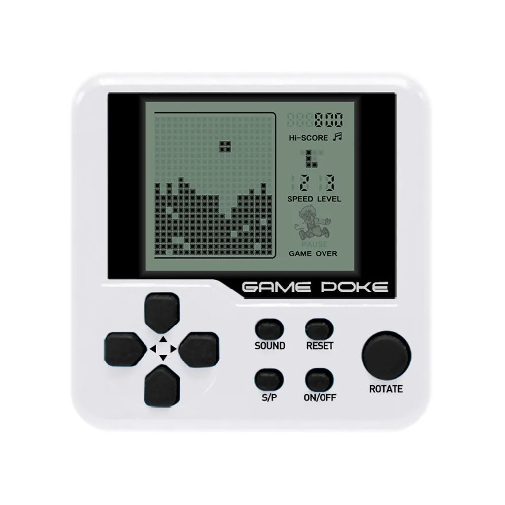 Mini video Game Console Tetris Portable Mini Game Handheld Toys Mini Classic Game Machine Children Handheld Retro Nostalgic