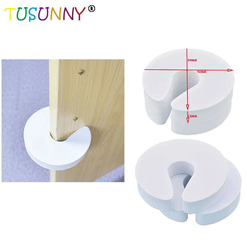 TUSUNNY 4 шт./компл. Детские замки безопасности для детей Защита EVA C Форма безопасность замки для пальцев надежный дверной замок фиксаторы уход за кожей лица
