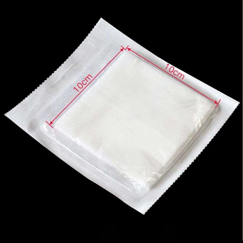 Марлевые прокладки первой помощи перевязочные стерильные медицинские марлевые прокладки уход за раной на открытом воздухе лагерные принадлежности