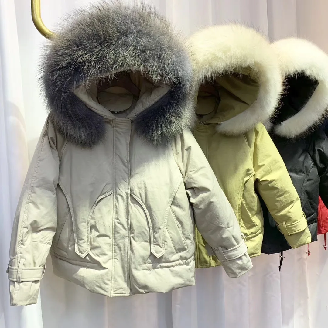Зимний стиль Dongdaemun пуховик маленький короткий пуховик корейский стиль Свободный Повседневный