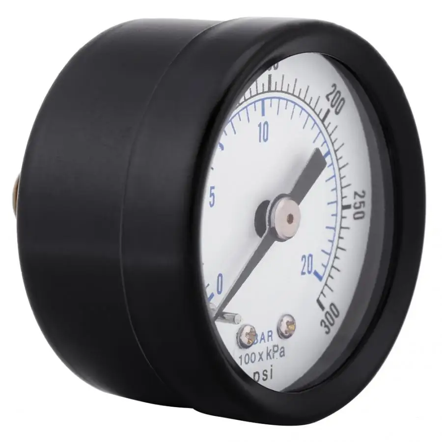Мини-манометр для топлива, воздуха, масла, жидкости, воды 0-20bar/0-300psi 1/8 манометр, датчик давления масла