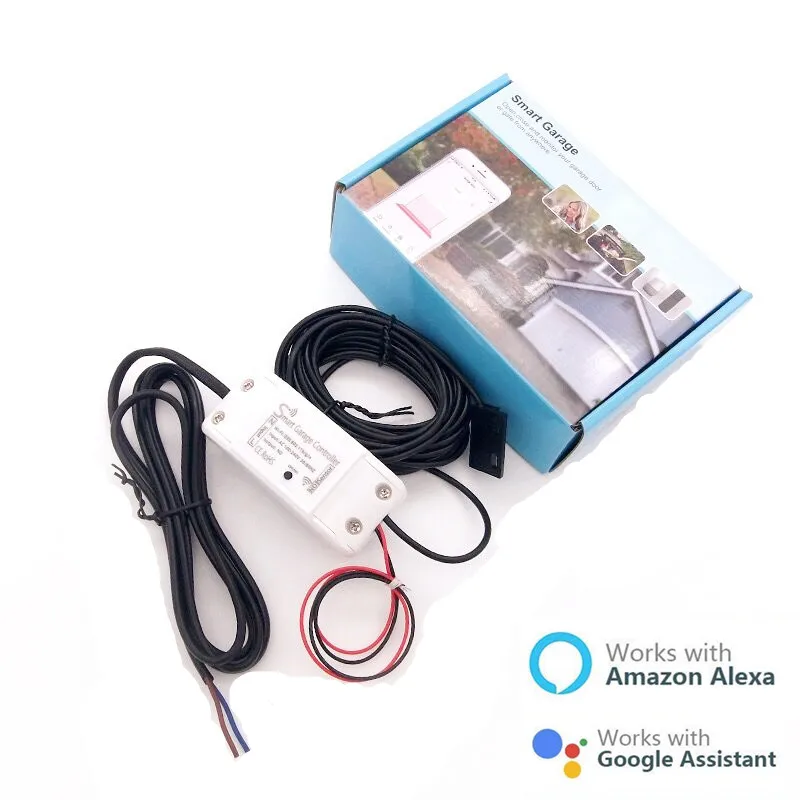 

Universal WiFi Smart Garage Door Controller Smart Life/Tuya APP Remote Open Close Monitor Compatible With Alexa Echo Google Home