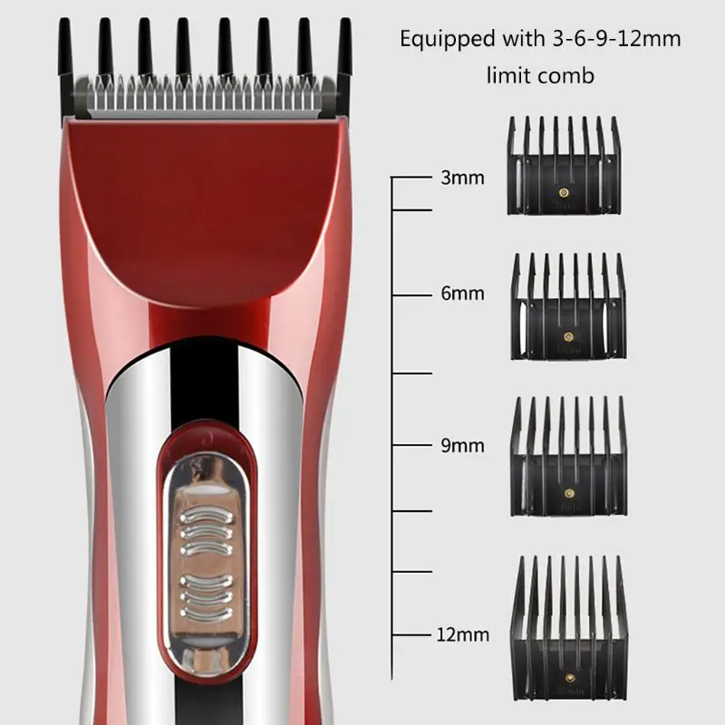  Professional Mute Pet Cat Dog Electric Hair Clipper Trimmer Shaver Cordless Rechargeable Grooming S