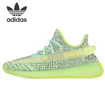 

Men's Running Shoes Adidas Originals Yeezy Boost 350 V2 Yeezreel Reflective Shoes Sport Shoes Comfortable Sneaker Women FX4130