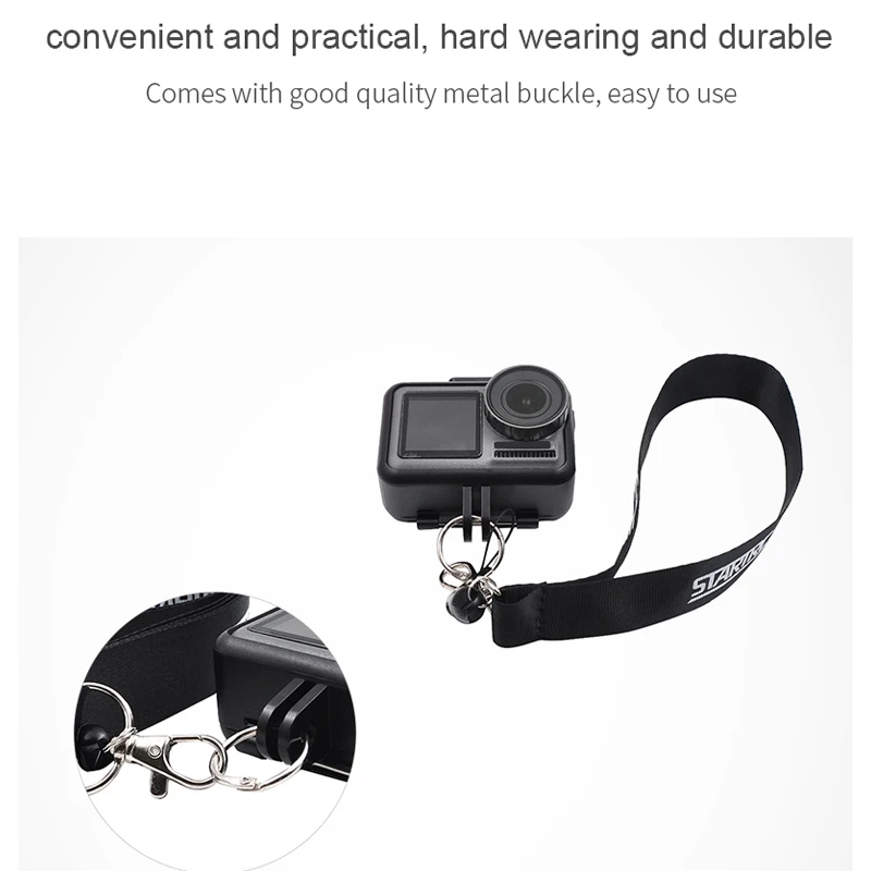 Ремешок для камеры для STARTRC DJI OSMO Action Neck Strap или Wrist Rope портативный ремешок для камеры аксессуары