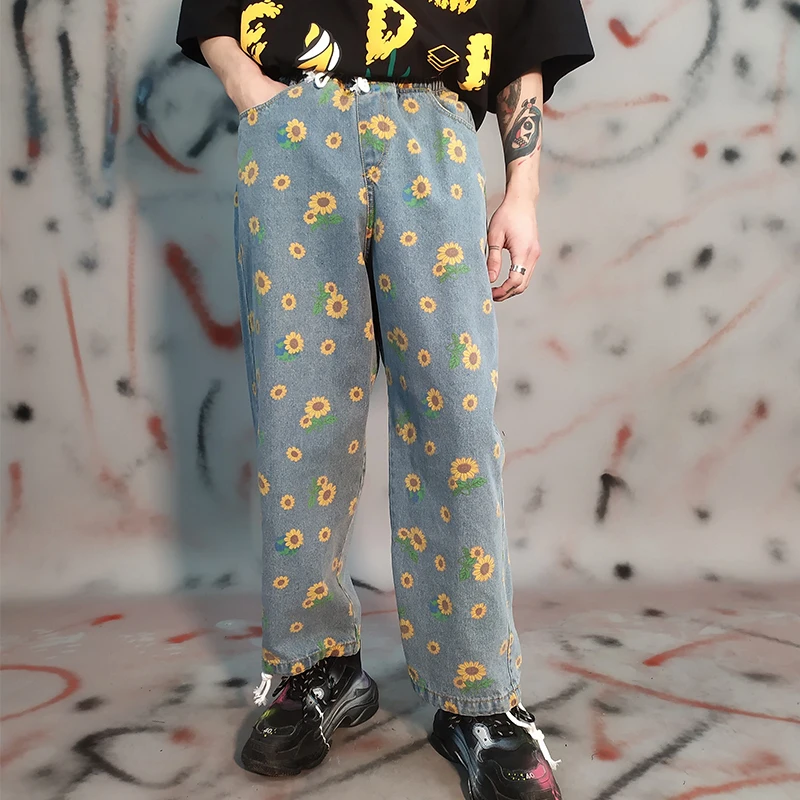 Jeans Woman Men Grunge Aesthetic Pants 