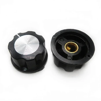 

5pcs/lot Hat MF-A03 potentiometer knob WH118/WX050 bakelite knob / copper core inner hole 6mm In Stock