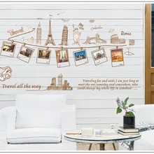 [Напрямую от производителя продажи] третьего поколения экологически чистые съемные из ПВХ, для гостиной Спальня наклейки на стену в мире