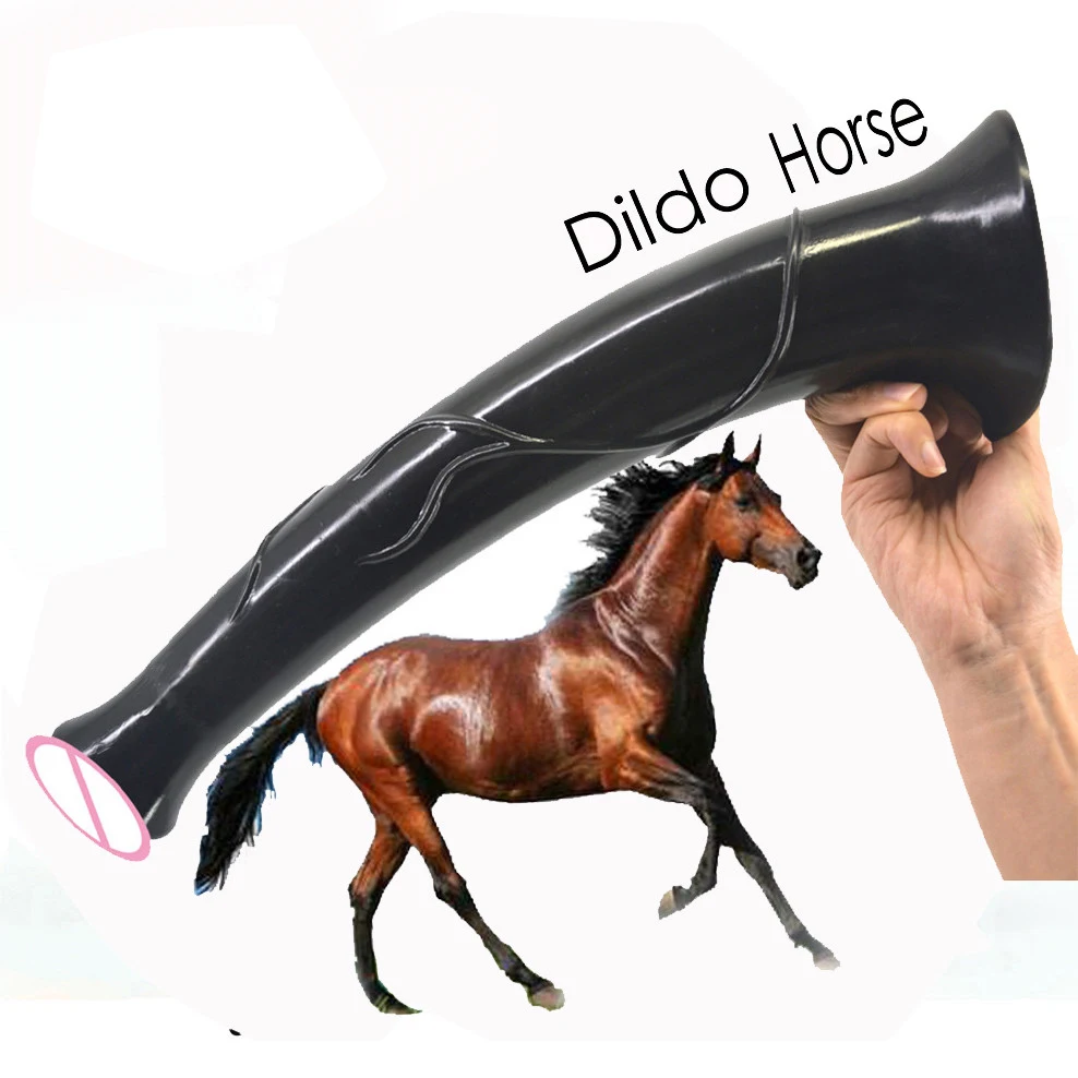 FAAK 16.9 Inch Sex Toy Penis Huge Big Dildo Giant Animal Horse Suction Realistic Erotic Women Vagina Butt Flirt toys | Красота и