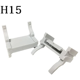 car accessories H7 HID Xenon bulb holder adapter Car H7 HID base for Golf5 For Ford H7 HID headlight adaptor - Color: Silver