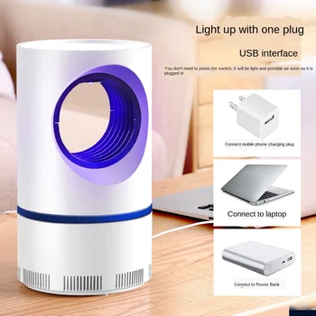 

10W USB Powered Electric Photocatalytic Anti Mosquito Killer Lamp UV Photocatalys Bug Insect Trap Light Pest Control Repellent