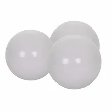black and white ball pit balls