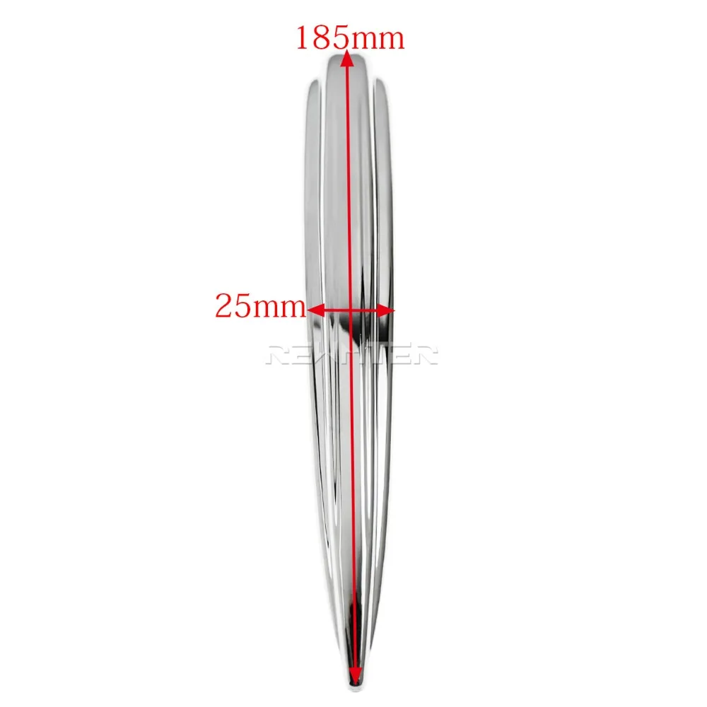 Motorcycle Front Fender Trim Chrome For Harley  (7)
