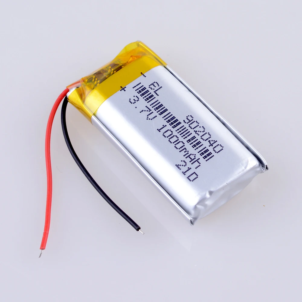 3.7V 1000mAh Rechargeable Lithium Li-ion Polymer Battery 902040