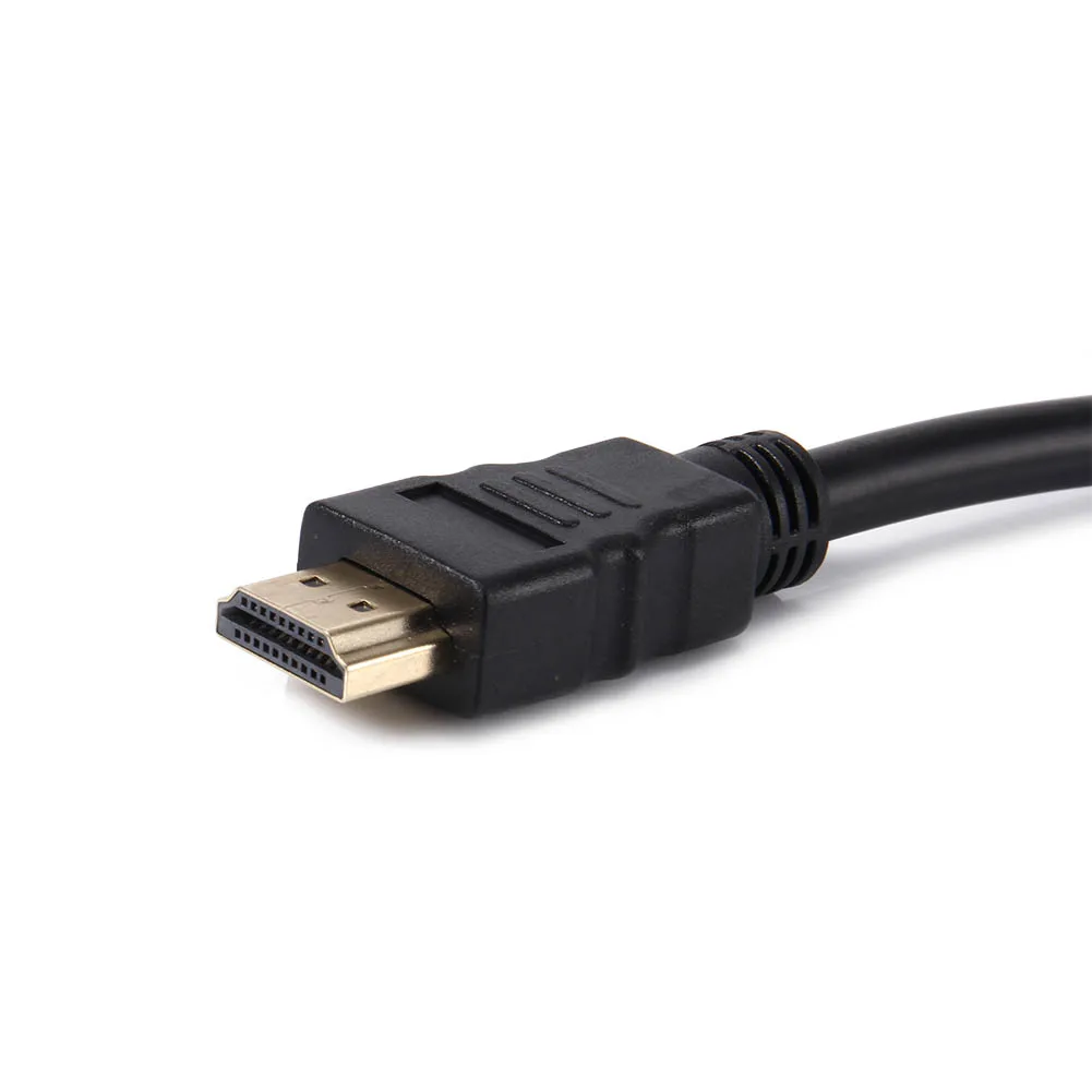 30 см HDMI к VGA Женский конвертер видеоадаптера кабель 15 контактный шнур провод линия для HD ТВ проектор ПК ТВ AS99