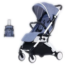 Детская коляска Kight для путешествий, система kinderwaga для новорожденных, может сидеть и лежать на самолете, золотая, B, автомобильная коляска для девочек и мальчиков