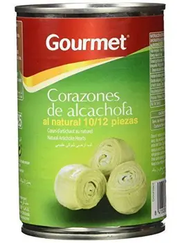 

Gourmet - Corazones de alcachofa - al natural 10/12 piezas - 240 g - [Pack de 3]