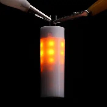 

12v Led Fire Flame Bulb G4 Flickering Flame Effect Burning Light Fire Corn Lamp Corn 2w Decoration Emulation Flicker Lamp D R2N3