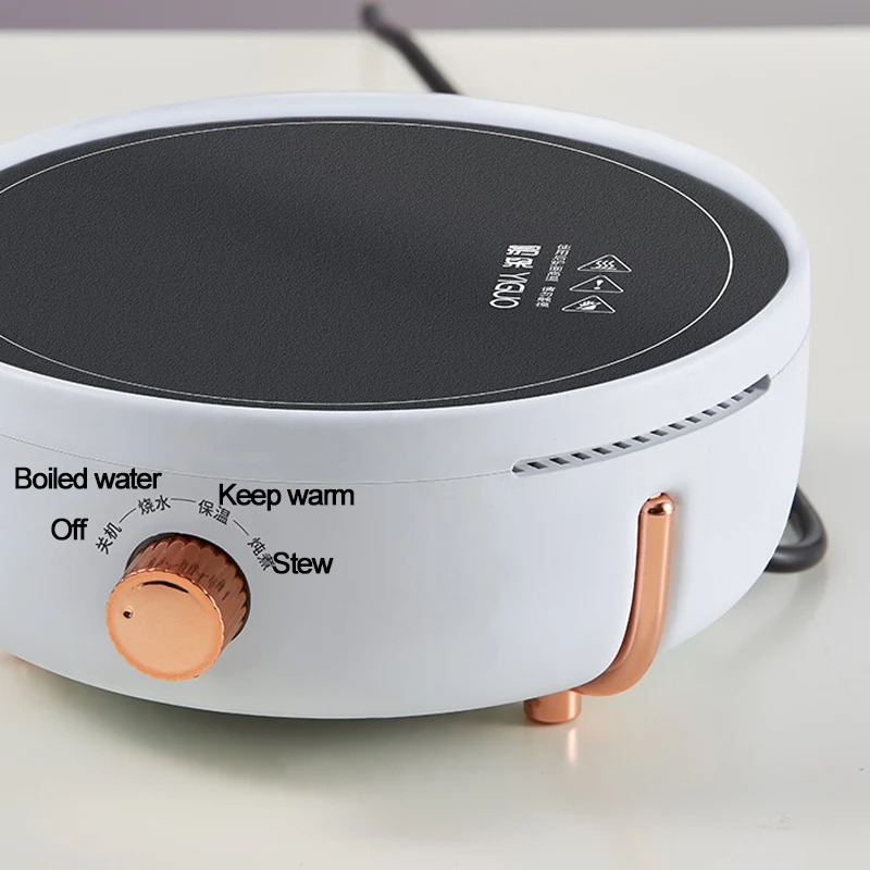 800W Mini Electric Stove Oven Cooker Hot Plate Multifunctional Cooking Plate Heating Heating Coffee Tea Milk Office Home