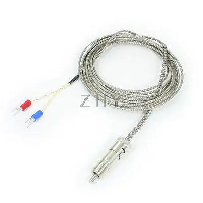 

3Meters Cable Adjustable Compression Spring Thermocouple Temperature 800 Celsius
