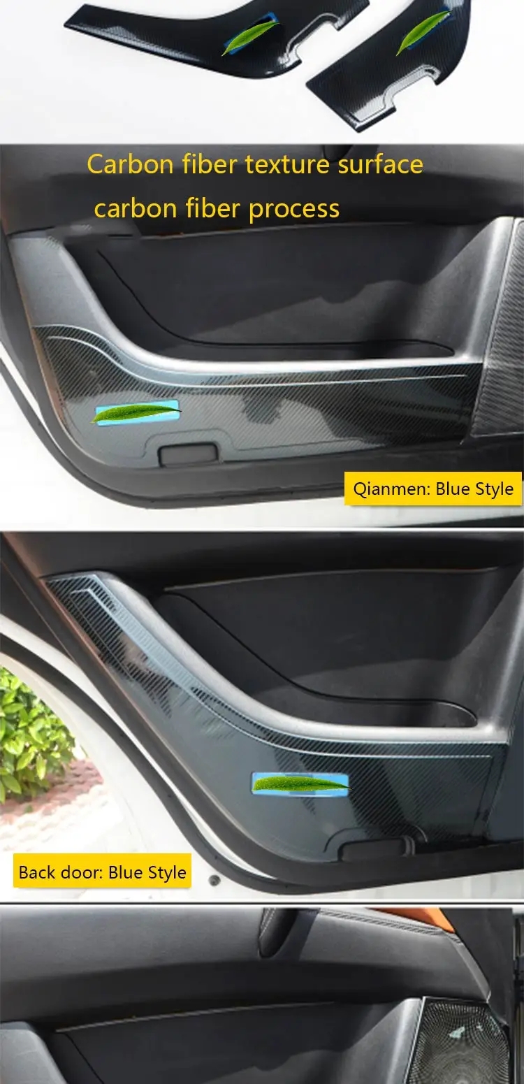 Suitable for Nissan patrol y62 door anti-kick pad protective cover anti-kick board Adhesive paper stainless steel accessories