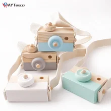 Let's make – jouets en bois pour bébé, 1 pièce, caméra à la mode, pendentif sPpoprtoe, jouets pour enfants, bricolage, cadeaux d'allaitement, bloc