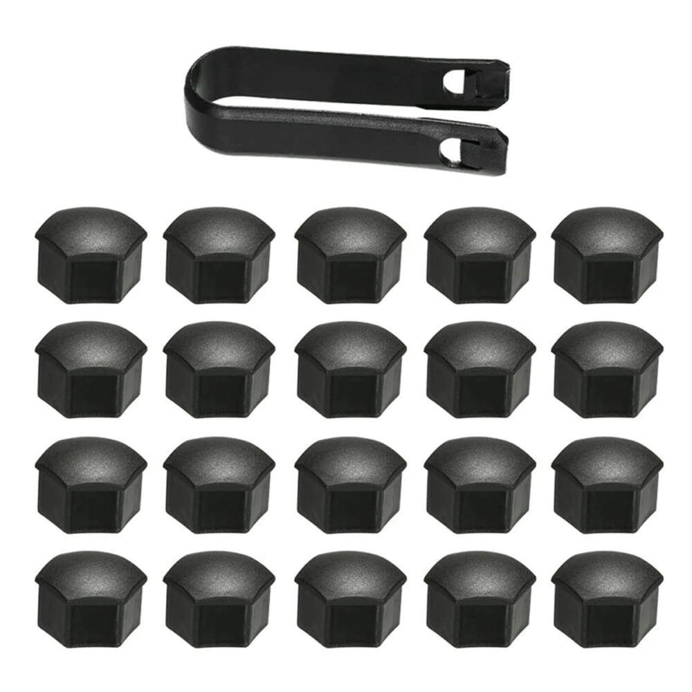 

Set Wheel Nut cap Kit For Tesla Model 3 Exterior Decor Replacement Black Cover