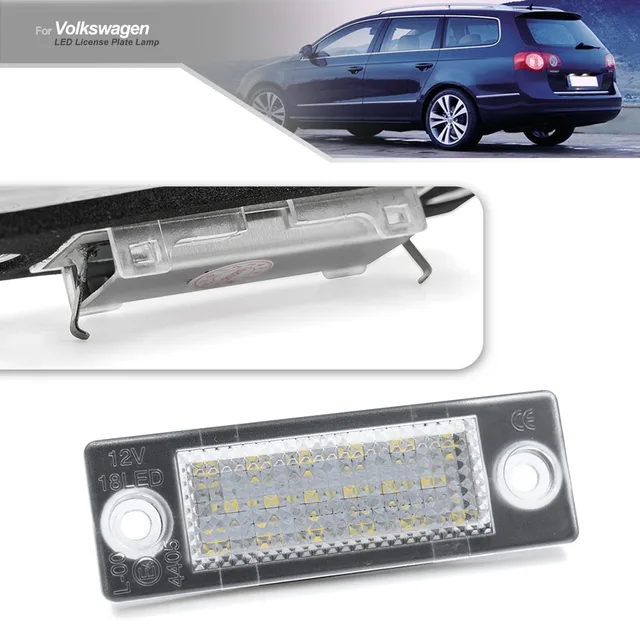 For Vw Golf Mk5 Plus Passat B6 Wagon 3c B5.5 Touran Mk1 Jetta Mk512v Led  Number License Plate Light Canbus No Error Car Styling - Signal Lamp -  AliExpress