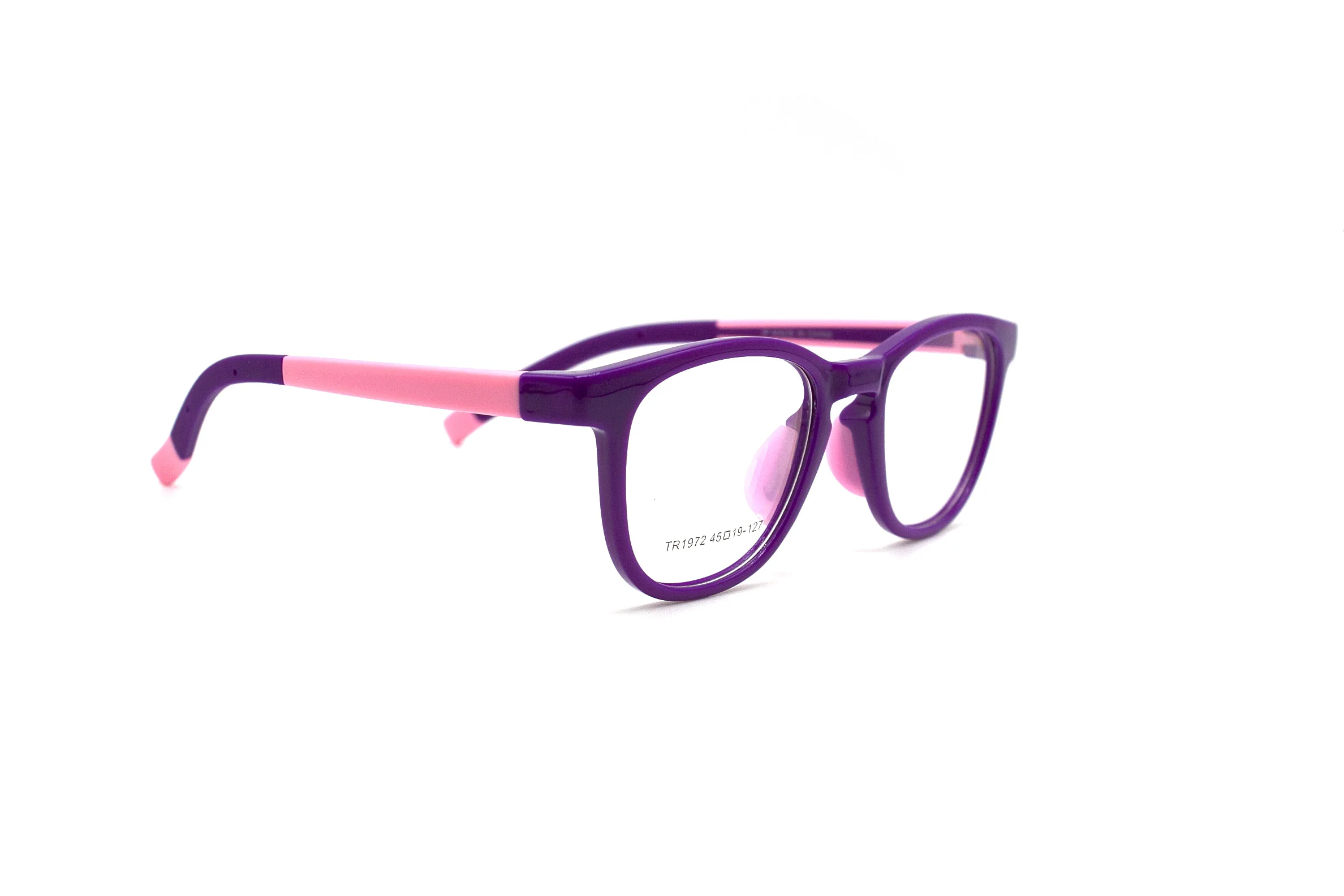 LuckTime милые детские очки оправа Мягкая TR90 рецептурная оптическая оправа детские оправы для очков счастливое время близорукость очки оправа#1972 - Цвет оправы: Purple