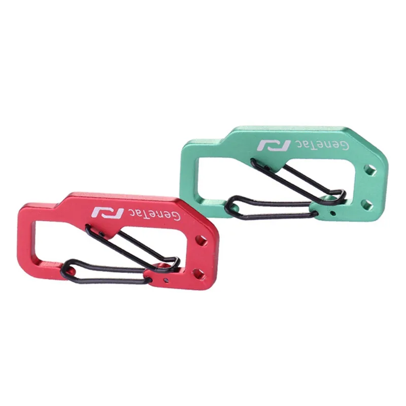 

Multifunction Climbing Carabiner EDC Keychain Gear Outdoor Camping Hiking Tools Aluminum Alloy Bottle Opener Color Random