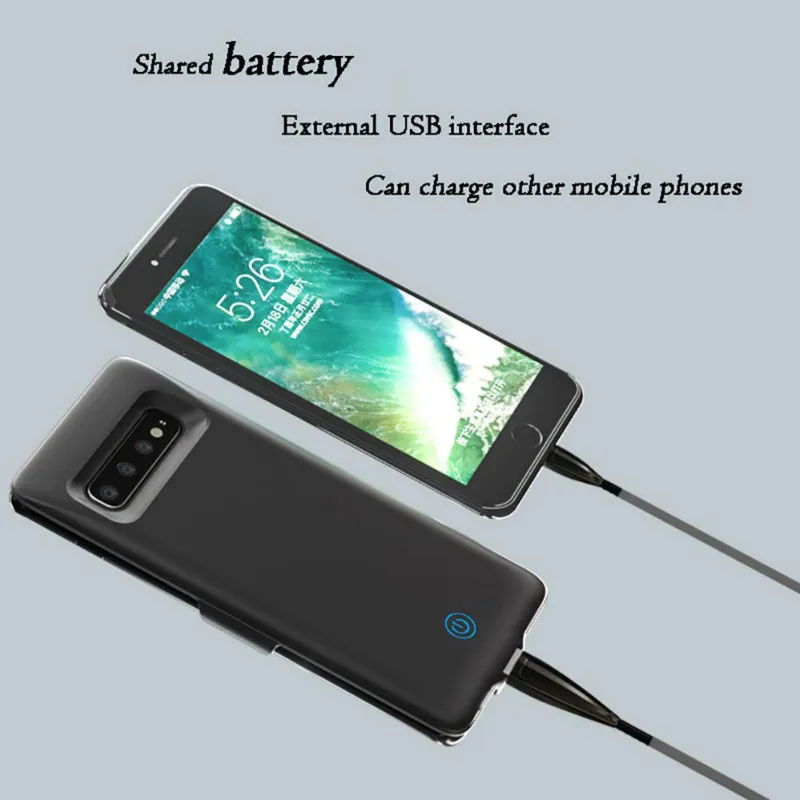 7000mAh Power bank Battery Charger Case For Samsung Galaxy S10 10E Charging Power Cover For Samsung Galaxy S10 Plus Battery Case