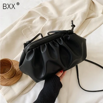 

[BXX] Cloud Shaped PU Leather Crossbody Bags For Women 2020 Female Shoulder Messenger Bag Lady Mini Cross Body Handbags HL444