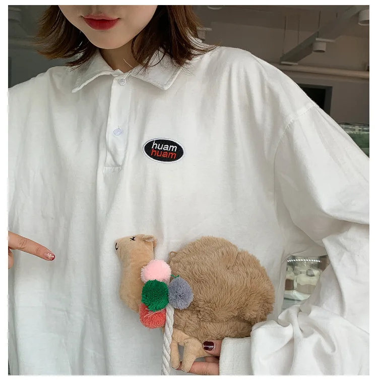 

Autumn And Winter New Style Stuffed Toy New Style Small Shoulder Bag Japanese-style INS Soft Girl Harajuku Street Snap Hong Kong