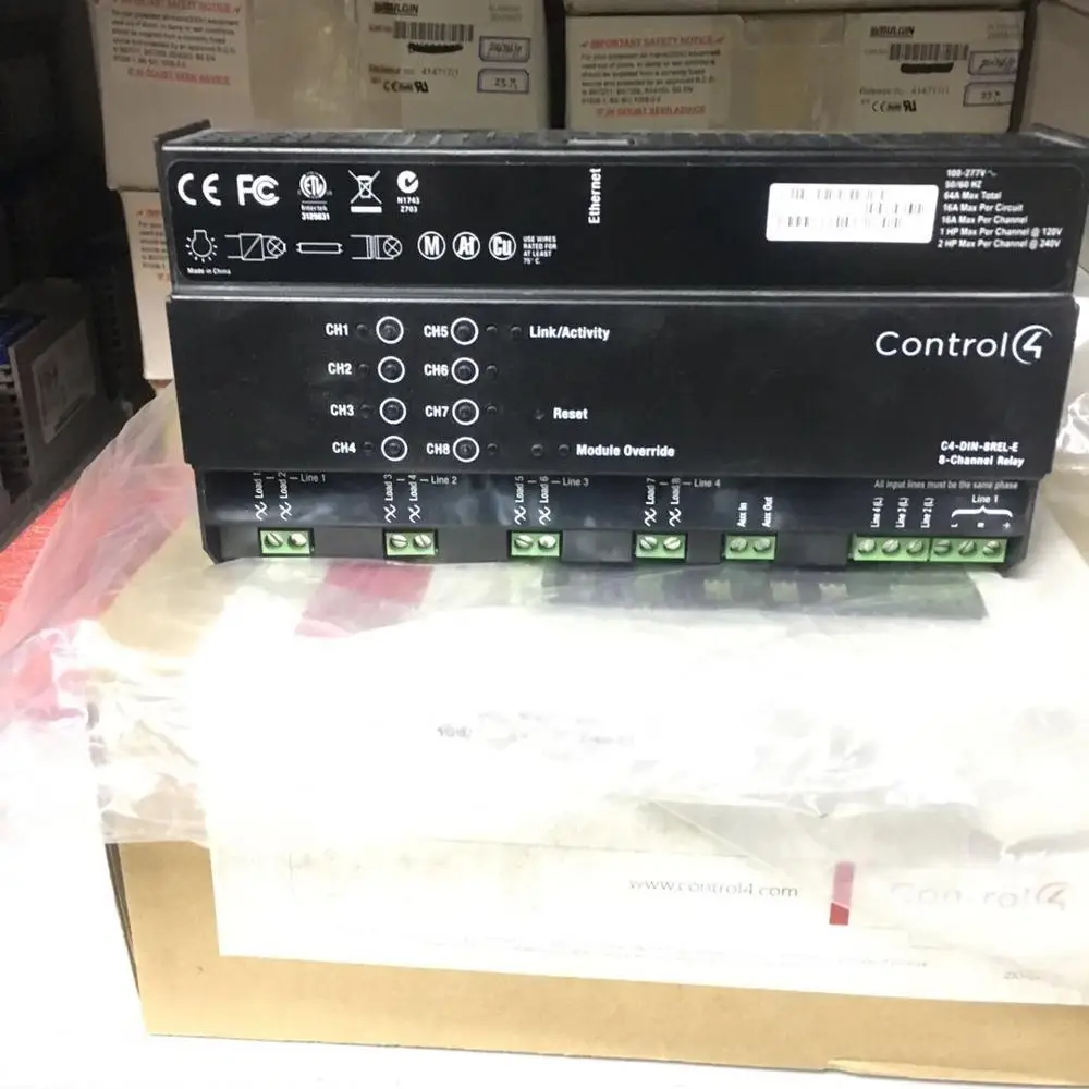 

New original Control4 module C4-DIN-8REL-E with free shipping and 1 year warranty