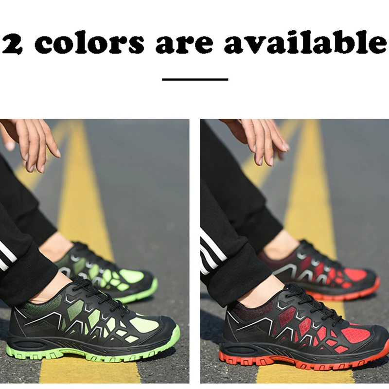 Men Steel Toe Cap Safety Work Shoes Lightweight Breathable Reflective Casual Sneaker Prevent Piercing Protective boots Men Steel Toe Cap Safety Work Shoes Lightweight Breathable Reflective Casual Sneaker Prevent Piercing Protective boots