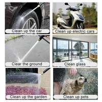 Portable High-pressure Water Gun Adjustable Metal Cleaning Car Wash Machine Garden Watering Hose Nozzle Sprinkler Foam Water Gun 6