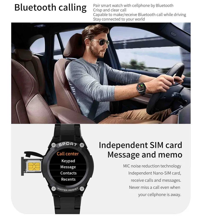 NO1 G9 gps Smartwatch поддержка sim-карты водонепроницаемые часы с Bluetooth телефон монитор сердечного ритма спортивные фитнес-трекер Смарт-часы