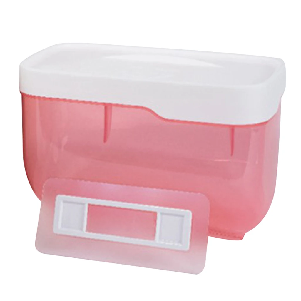 Self-adhesive Tissue Box Bathroom Toilet Paper Holder Dispenser Phone Holder