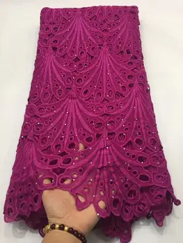 

2020 Latest Nigerian Lace Fabric High Quality Embroidered African Laces Fabric For Wedding Dress French Tulle Lace With Stones