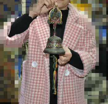 

wedding decoration Tibet Buddhism Old Cattle Bone Dragon Mahakala Buddha Dorje Vajra phurpa Dagger