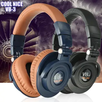 

Wireless bluetooth Headphones Foldable Noise Cancelling Bass Stereo Sound Headset Built-in Mic for PC Phone