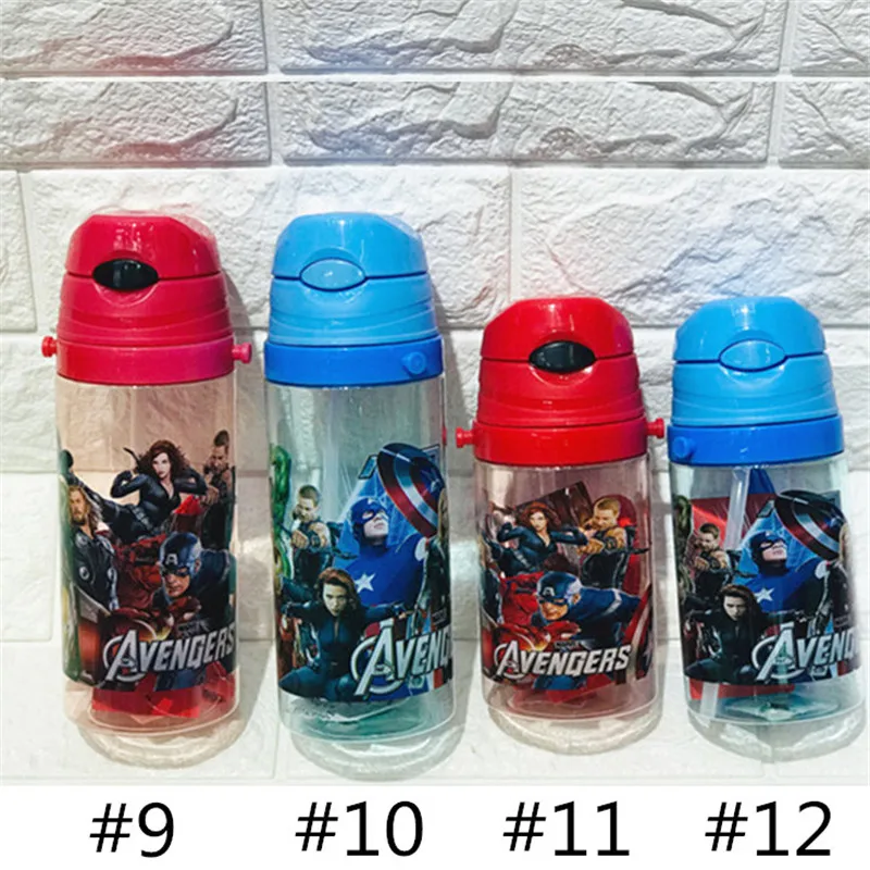 12-350ml 350 мл, 470 мл, Дисней, Холодное сердце, Эльза, мультяшная чашка для воды, прямая бутылка для напитков, летняя бутылка, чайник для школьников, портативная спортивная чашка для улицы - Color: 12-350ml