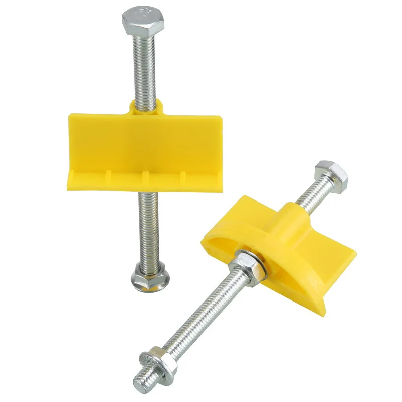

10PCs Manual Tile Locator Wall Tile Adjuster Height Adjustment Locator Leveler Ceramic Fine Tooth Elevation Construction Tool