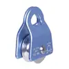 2000kg Flexible Active Pulley Block 360 Degree Wwivel Pulley for Rock Climbing Random Color 1